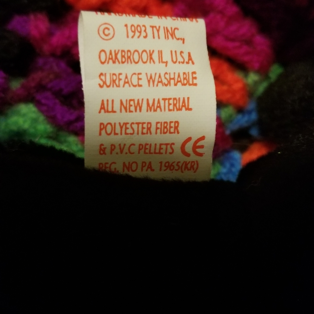 RARE TY Beanie Baby Blackie ♡ - Picture 5 of 8